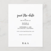 De Kalligrafie van de Foto van de begroting 2B Dar Flyer (Achterkant)