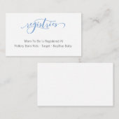 De kalligrafische Kaart van de Bijlage van de (Voorkant / Achterkant)