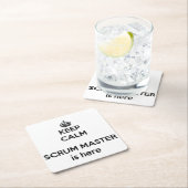 De kalm-scrum-master behouden is hier Onderzetter (Insitu)