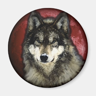 De kalme wolf magneet