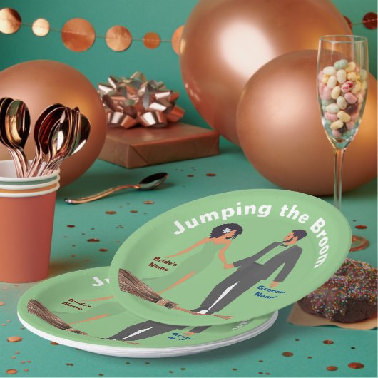 De kamer pompen papieren bordje (Multi)