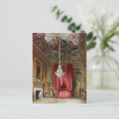 De Kamer van het Bed van de Staat van Queen Mary, Briefkaart (Staand voorkant)