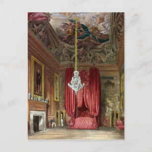 De Kamer van het Bed van de Staat van Queen Mary, Briefkaart