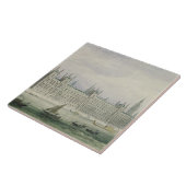 De Kamers van het Parlement (grafiet, pen & inkt & Tegeltje (Zijkant)