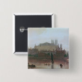 De Kamers van het Parlement Vierkante Button 5,1 Cm (Voorkant /achterkant)