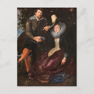 De kamperfoelieprieel door Peter Paul Rubens  Briefkaart