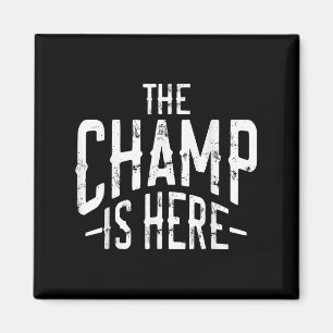De kampioen is hier Srt Martial Arts Motivatie Gym Magneet