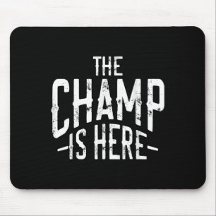 De kampioen is hier Srt Martial Arts Motivatie Gym Muismat