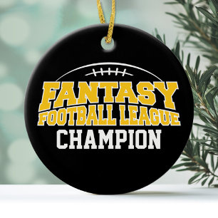 De Kampioen van het Football van de fantasie - Keramisch Ornament