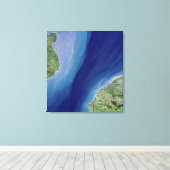 De Kanaaltunnel Canvas Afdruk (Insitu (Houten vloer))