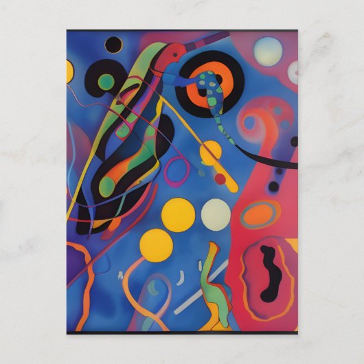 De Kandinsky Bug Briefkaart (Voorkant)