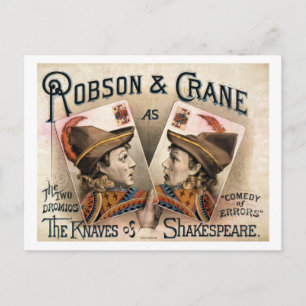 De kanen van Shakespeare Briefkaart