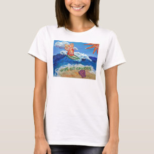 De kankerengel wegvegen - Damespaghetti-top T-shirt