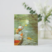 De kano's, Perissoires van Gustave Caillebotte Briefkaart (Staand voorkant)