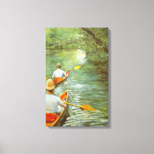 De Kano's, Perissoires van Gustave Caillebotte Canvas Afdruk