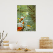 De kano's, Perissoires van Gustave Caillebotte Poster (Keuken)