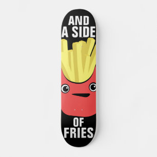De kant van friet skateboard