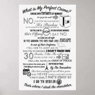 De Kantoor-dwights perfecte misdaad Poster