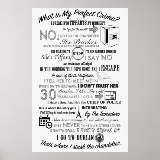 De Kantoor-dwights perfecte misdaad Poster (Voorkant)