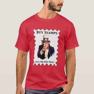 De Kantoor voor advertentietampen kopen T-shirt