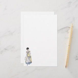 De Kantoorbehoeften van de Mode van het regentaat  Briefpapier