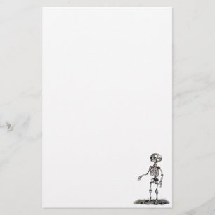 De Kantoorbehoeften van het Skelet van het kind Briefpapier