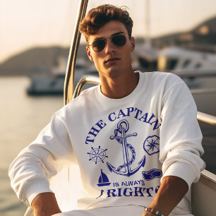 De kapitein heeft altijd gelijk - Captain Funny - Trui