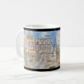 De kapotte fabriek van gedoemde machines koffiemok (Voorkant links)