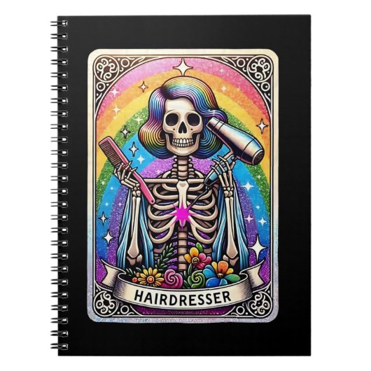 De kapper Tarot Kaart Notitieboek (Voorkant)