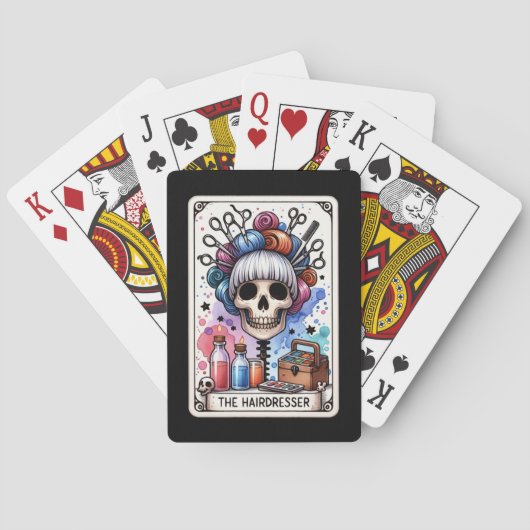 De kapper Tarot Kaart speelkaarten (Achterkant)