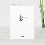 De kar van het moederdag met Chickadees Kaart (Achterkant)