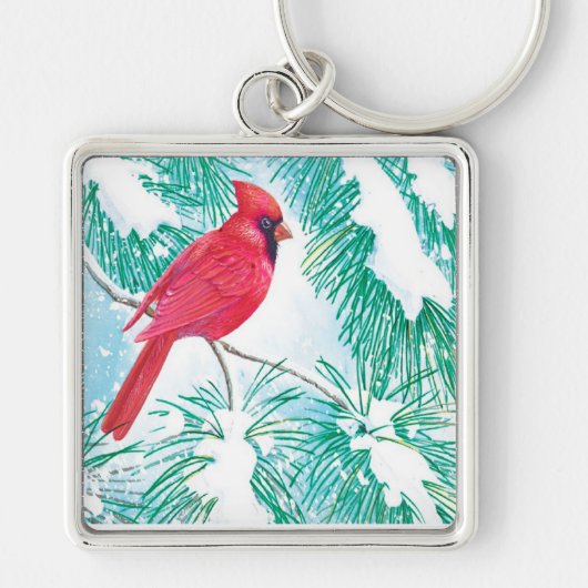 De kardinaal - sleutelhanger (Voorkant)