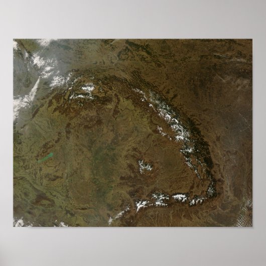 De Karpatische bergen Poster (Voorkant)