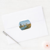 De kat bij de Langlois-brug sticker (Envelop)