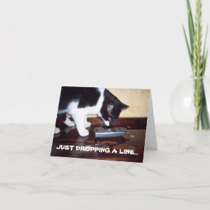 DE KAT DANKT U KAARDT BEDANKKAART