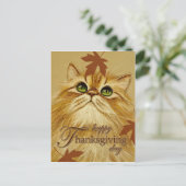 De Kat & de Bladeren van de gember - Briefkaart (Staand voorkant)