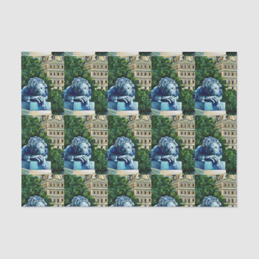 De kat, die de Canarische Eilanden at, Washington Tissuepapier (Voorkant)