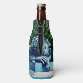 De kat die de Canarische Eilanden heeft gegeten Flesjeskoeler (Fles Achterkant)