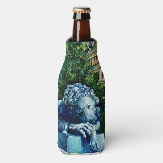 De kat die de Canarische Eilanden heeft gegeten Flesjeskoeler (Fles Voorkant)