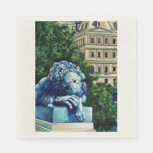 De kat die de Canarische Eilanden heeft gegeten Servet (Voorkant)