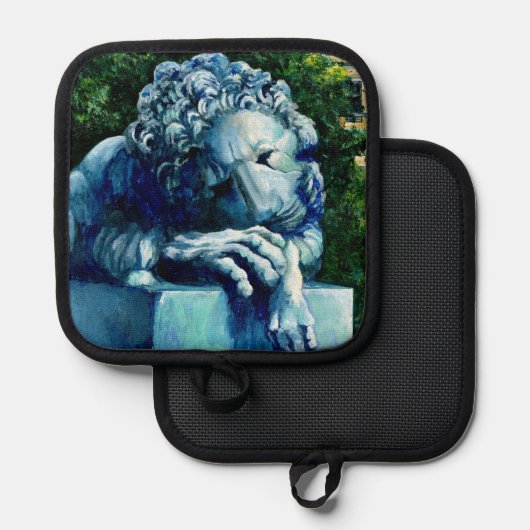 De kat die de kanarie opat pannenlap (Voorkant / Achterkant)