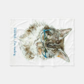De kat die fleece deken leest (Voorkant (Horizontaal))