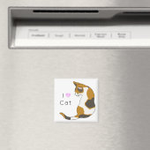 De kat die zich omdraait (schildpad) magneet (Insitu (Vaatwasser))