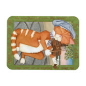 De kat en de kat magneet (Horizontaal)