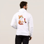 De kat en de kip hoodie (Achterkant volledig)