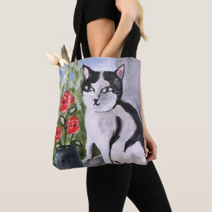 De kat en de papavers draagtas