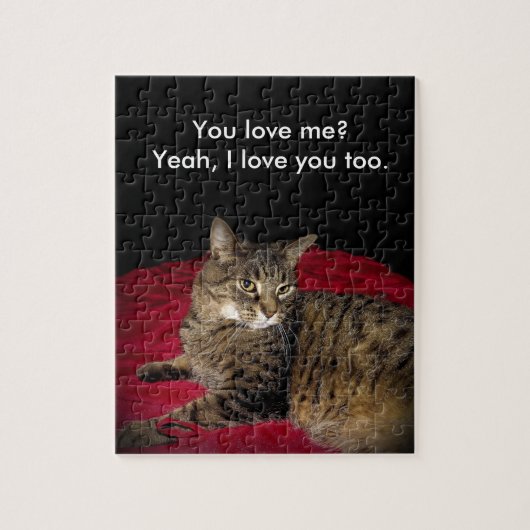 De kat Highway 655 Legpuzzel (Verticaal)