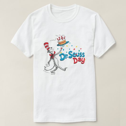 De kat in de Pet| Dr. Seuss Day T-shirt (Design voorkant)