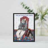 DE KAT IN HET KAT-HUIS BRIEFKAART (Staand voorkant)