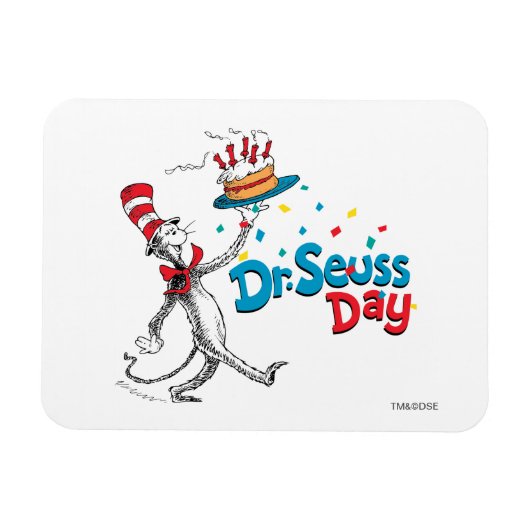 De kat in het Pet | Dr. Seuss Day Magneet (Horizontaal)